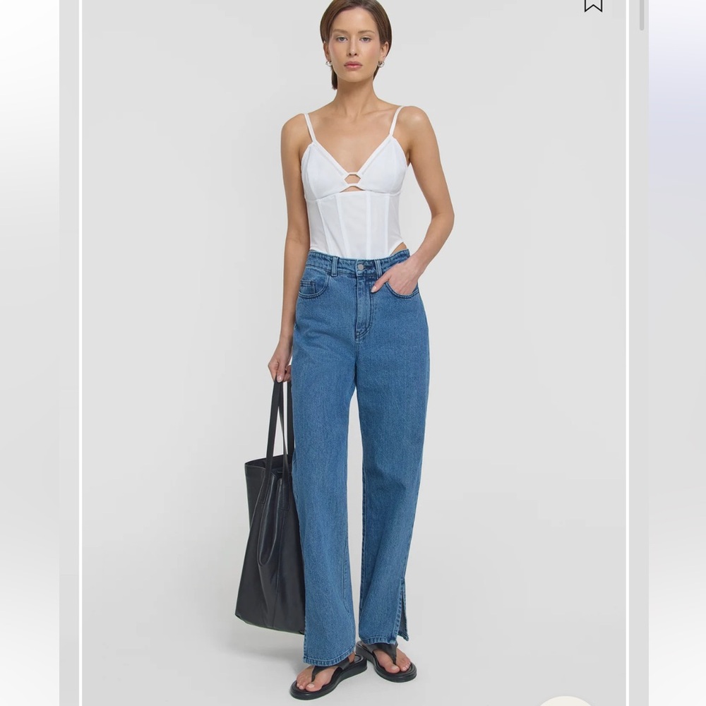Victoria & Woods Cobain high waited Blue Denim Jeans